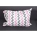 Fata de perna Bosfor Decor, model zigzag, poliester, roz, dimensiune 50 x 70 cm